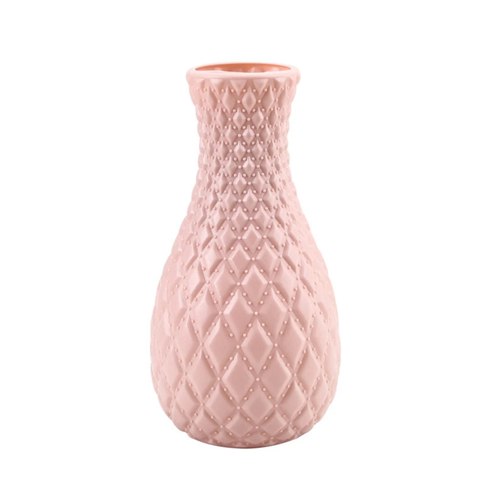 Nordic-Style Tabletop Vase (Artificial Flowers) Pink 2