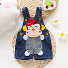 Monkey Animal Denim Infant Dungarees